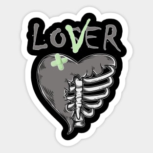 5 Retro Green Bean Loser Lover Heart Shoes 5s Green Bean Sticker